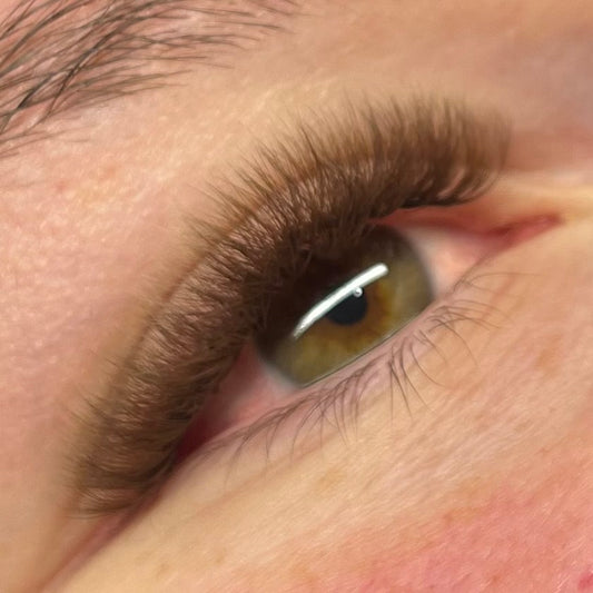 Cils préfaits 10D bruns pour pose volume - 8 à 14 mm