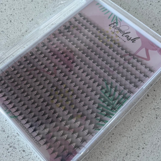 Cils préfaits | 24 D | Pose extra volume 🖤 8 à 14 mm